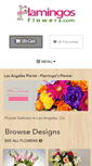 Mobile Screenshot of flamingosflower.com